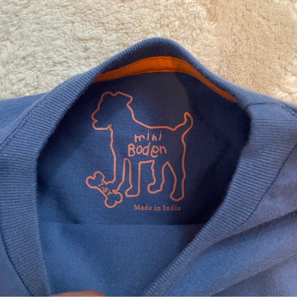 NWOT Mini Boden appliqué T-shirt and sweatshorts - Picture 6 of 6